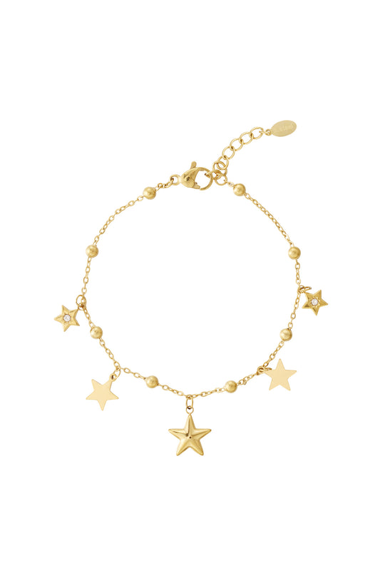 Elegant Star Charm Bracelet for Everyday Glamour