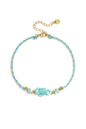 Charming Green and Blue Rope Anklet for Summer
