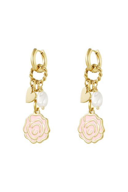 Stylish Fuchsia Drop Earrings for a Bold Look