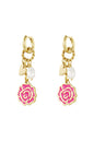 Stylish Fuchsia Drop Earrings for a Bold Look