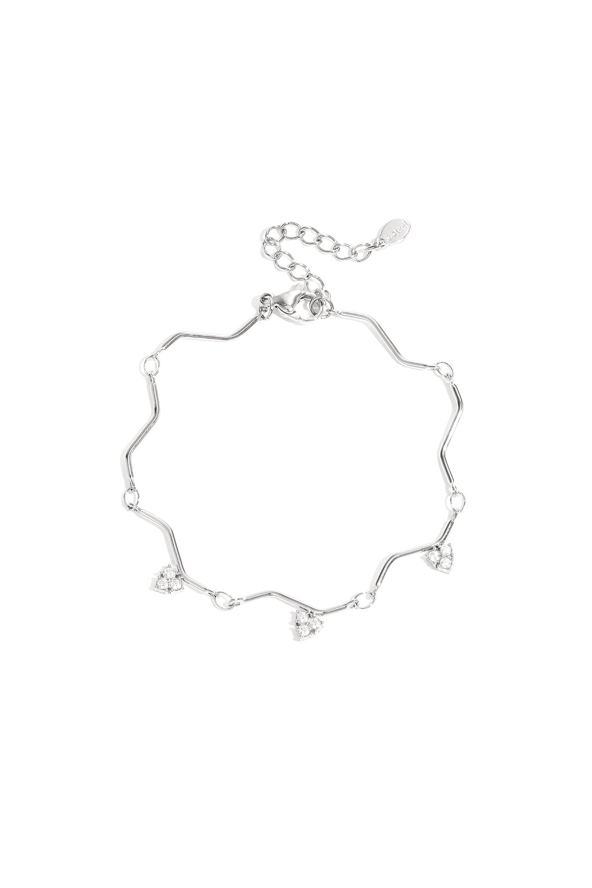 Elegant Heart Charm Bracelet for Women