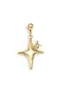 Elegant Gold Star Stainless Steel Jewelry Finding