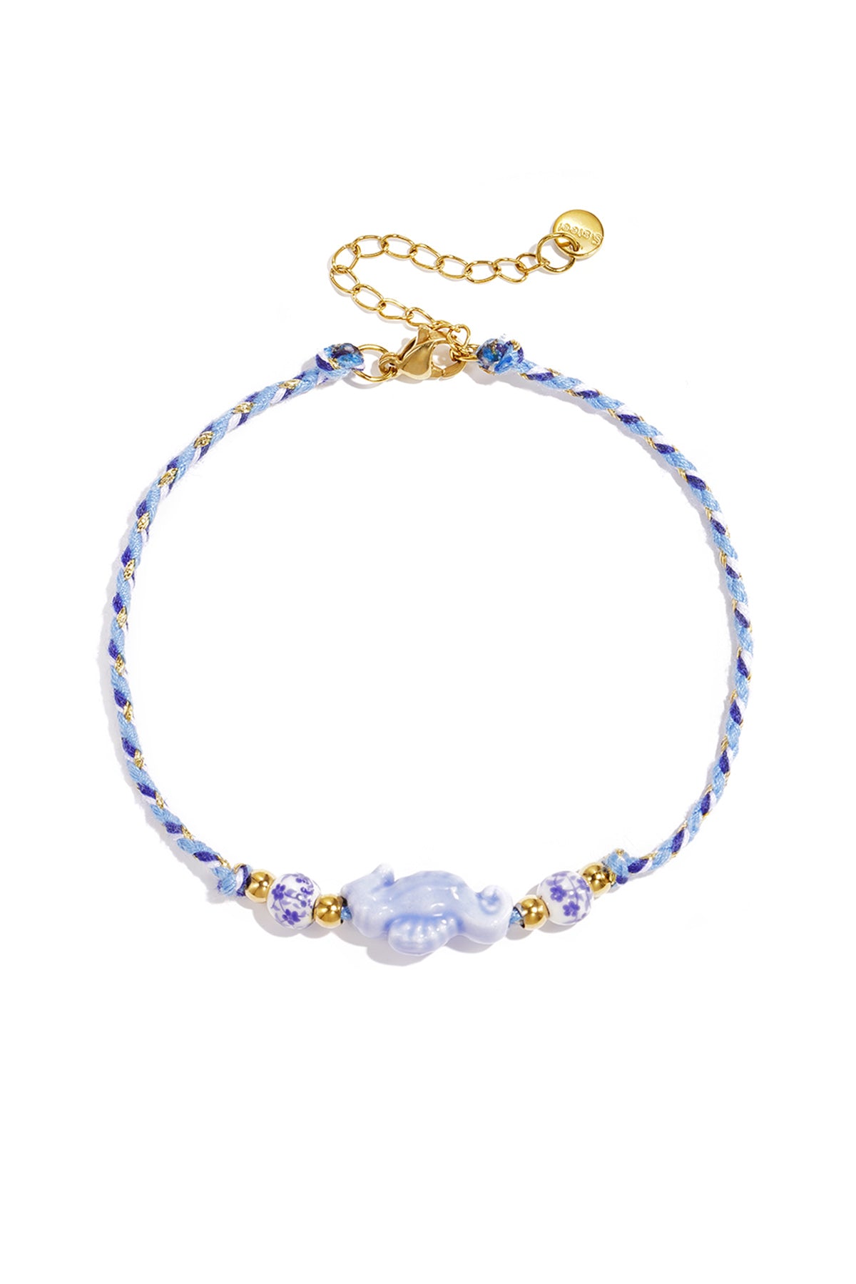 Charming Green and Blue Rope Anklet for Summer