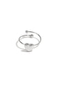 Elegant Minimalist Heart Ring in Silver & Gold