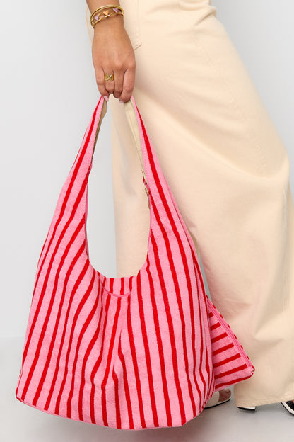 Chic Hobo Bag for Spring/Summer in Grey, Pink, Green