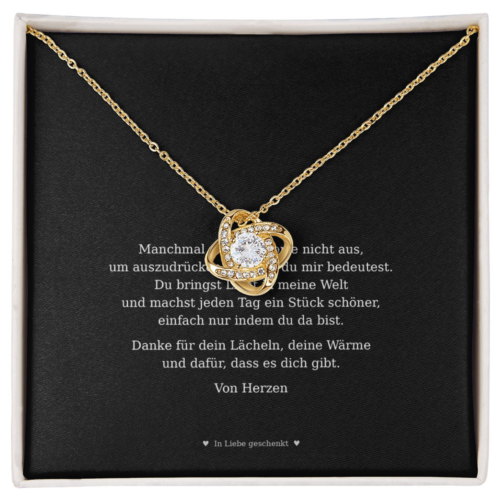 Love Knot Forever – Elegante Halskette für jeden Anlass