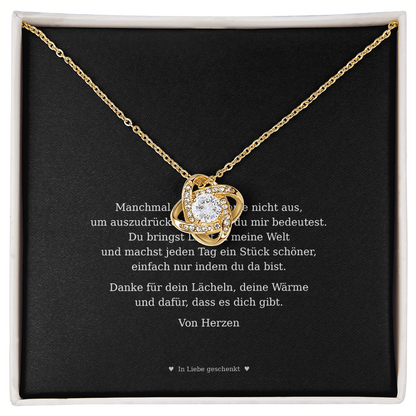 Love Knot Forever – Elegante Halskette für jeden Anlass
