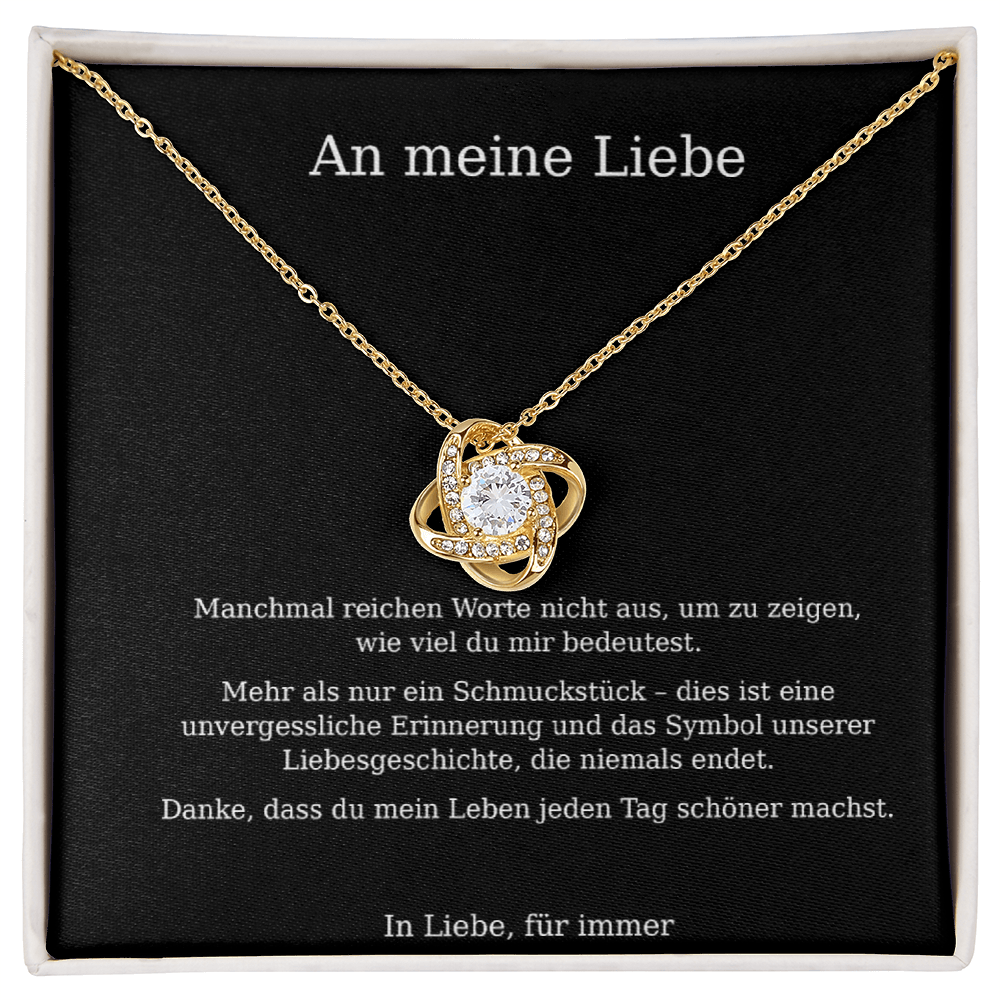 Love Knot Forever – Halskette "Für meine Liebe"