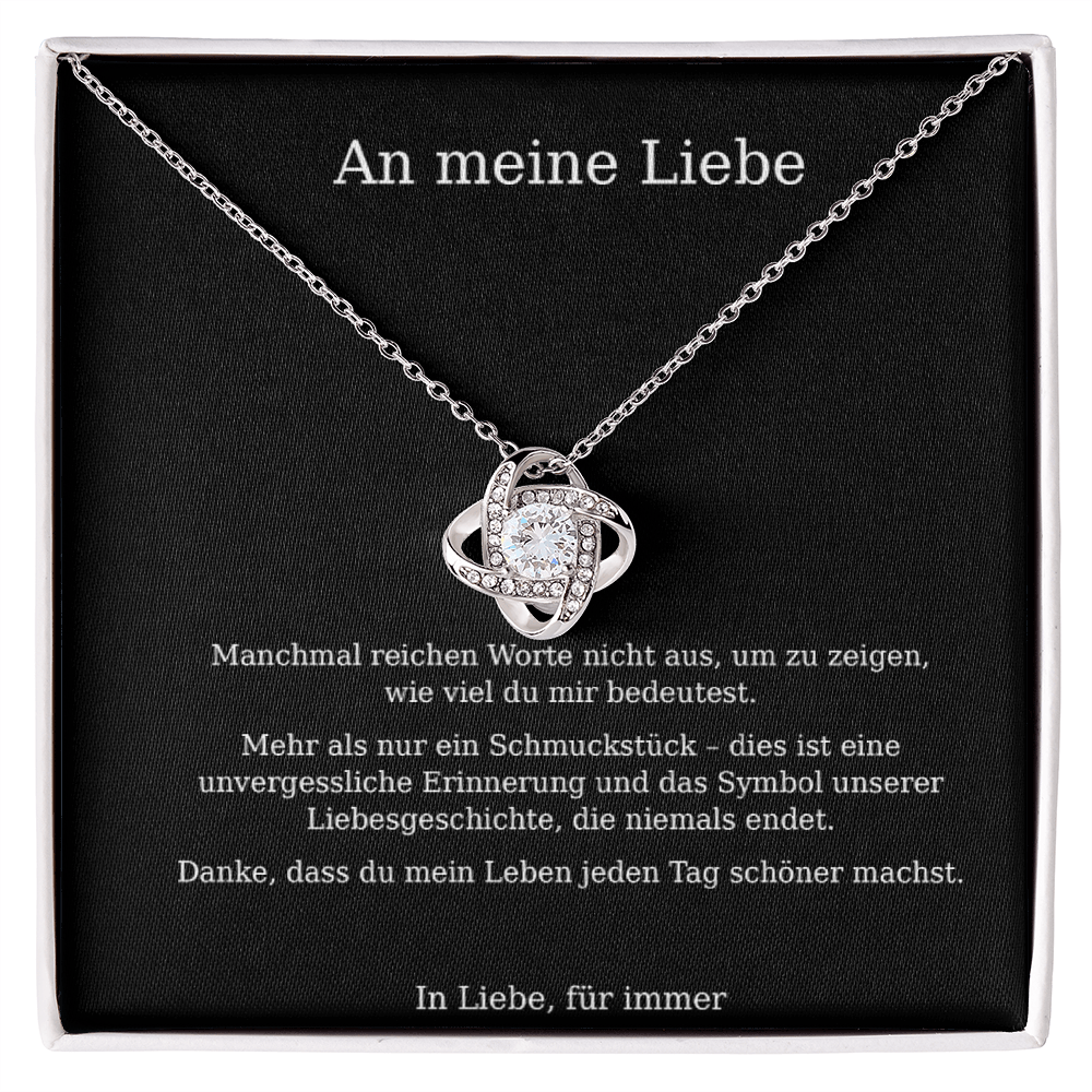 Love Knot Forever – Halskette "Für meine Liebe"
