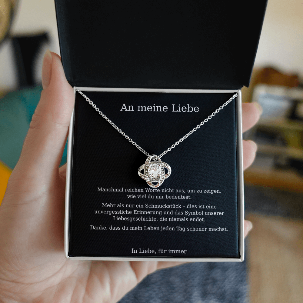 Love Knot Forever – Halskette "Für meine Liebe"