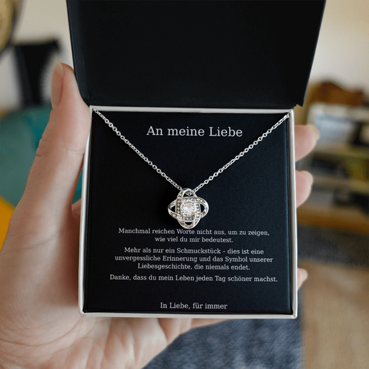 Love Knot Forever – Halskette "Für meine Liebe"